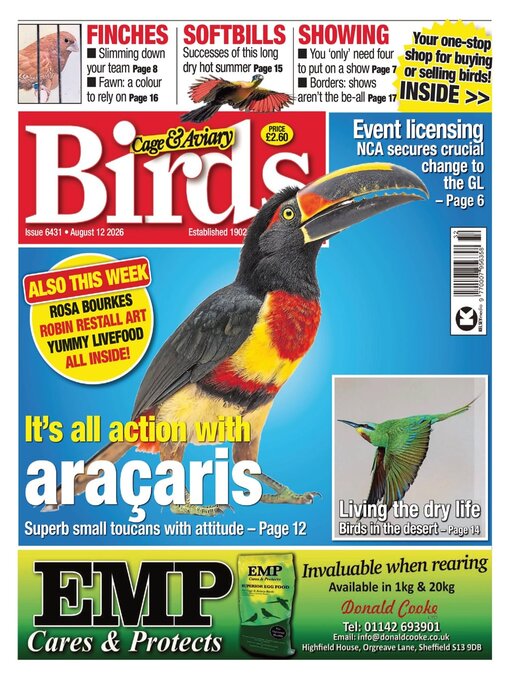 Cover image for Cage & Aviary Birds